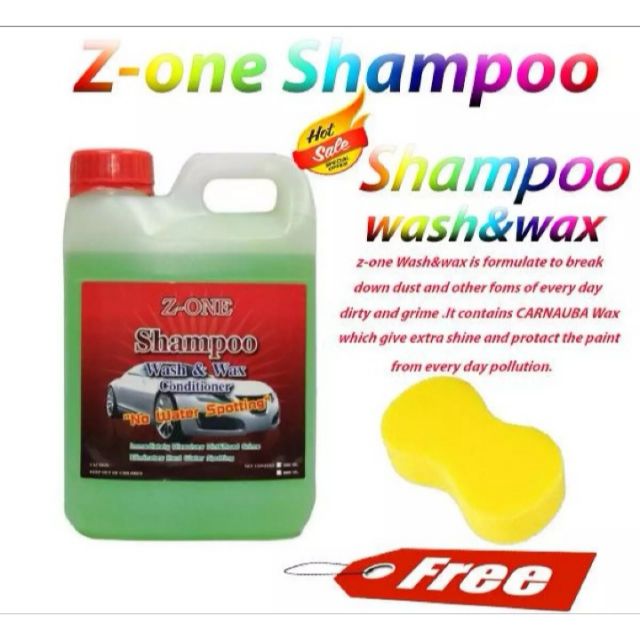 แชมพูล้างรถ​ Z-ONE​ WASH-WAX