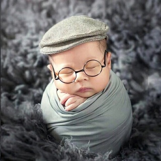 SOME Newborn Baby Girl Boy Flat Glasses Photography Props Gentleman Studio Shoot