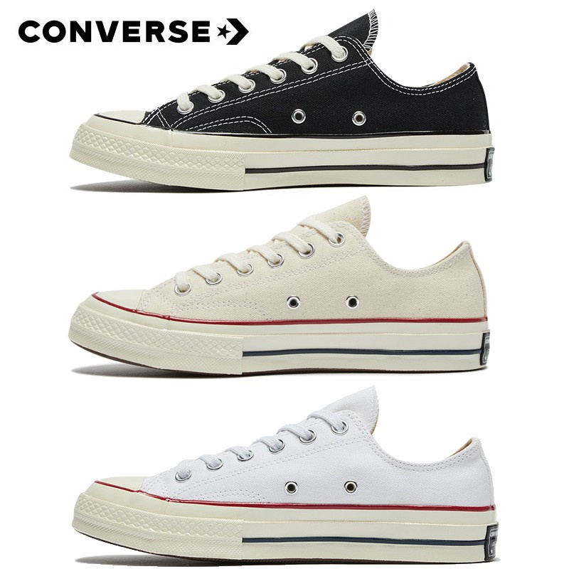 Converse 1970s รองเท้าผ้าใบคลาสสิก Low-top สามสี Samsung รองเท้ากีฬาลําลองคู่มาตรฐาน 162058ซี 162062ซี