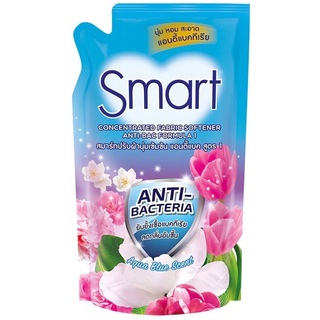 Smart สมาร์ท น้ำยาปรับผ้านุ่มสูตรเข้มข้นพิเศษ แอนตี้แบคทีเรีย 530 มล. (8851989041186)