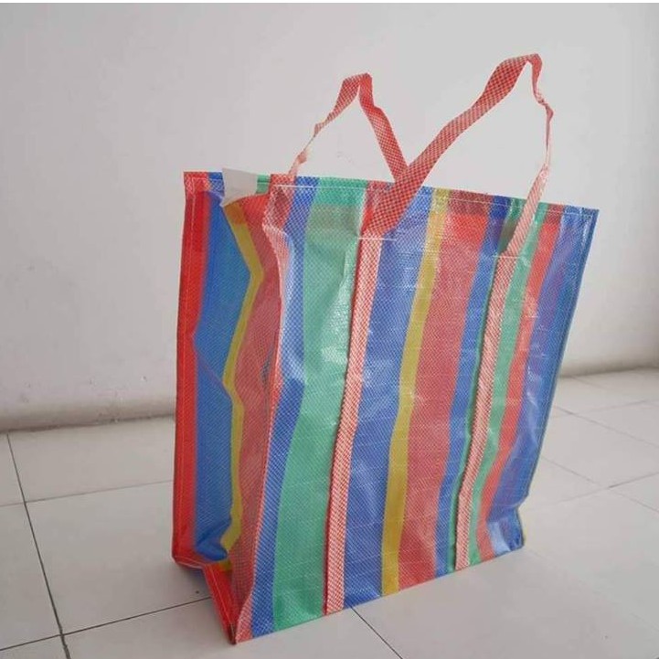 กระเป๋า ถุงกระสอบ กระเป๋ากระสอบ สายรุ้งของแท้ (งานไทย)  ถุงกระสอบ กระเป๋าสายรุ้ง - รูปที่ 4