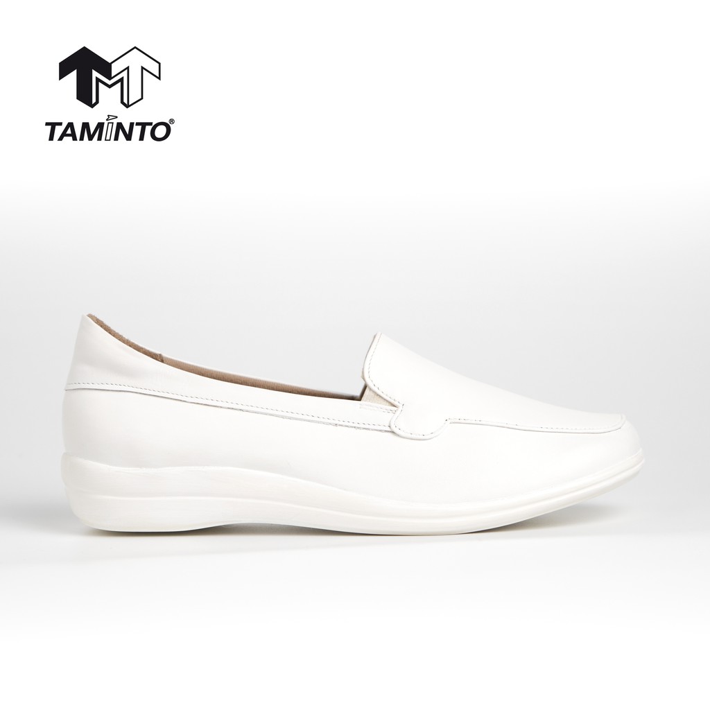 ส่งฟรี!! Taminto รองเท้าพยาบาล เพื่อสุขภาพ นักศึกษา ขาว เชฟ ปวดขา เจ็บเข่า W8322 Nurse Shoes