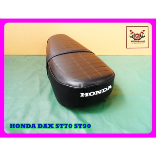 HONDA DAX ST70 ST90 "BLACK" COMPLETE DOUBLE SEAT // เบาะ เบาะรถมอเตอร์ไซค์ สีดำ หนังพีวีซี สินค้าคุณภาพดี