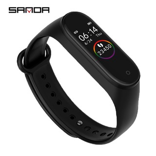 Sanda บลูทูธสำหรับ Ios Android การเชื่อมต่อกันน้ำ New Mens Women Multi-Function Sports Digital Display Smart Watch Smart Watch Mens Fitness Pedometer Watch