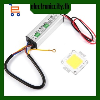 หลอดไฟชิป LED SMD 50W พร้อมไดรเวอร์ซัพพลาย LED พลังงานสูง 50W กันน้ํา