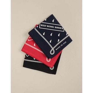 ผ้าเช็ดหน้า RED WING COTTON LOGO BANDANA