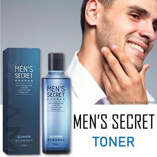 REAM Men’s Secret Moisturizing Toner 200ml โทนเนอร์ทำความสะอาดกระชับรูขุมขนเพิ่มความชุ่มชื้นให้ผิวหน้าสูตรสำหรับผุ้ชาย