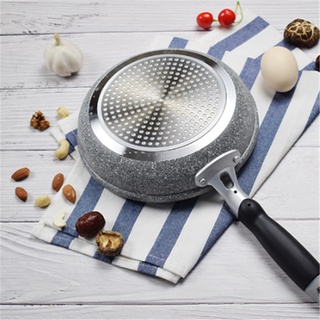 ▤☃﹍20/24/26/28cm Frying Pan Non-stick Wok Pans Skillet Cauldron Induction Cooker Medical Stone Frying-Pans Pancake Egg P