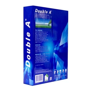 [แพ็คคู่] Double A กระดาษถ่ายเอกสาร A4 80แกรม จำนวน 2 รีม 500แผ่น/รีม