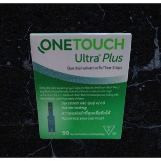 ONE TOUCH ULTRA PLUS วันทัชแผ่นตรวจน้ำตาลในเลือด 50 ชิ้น