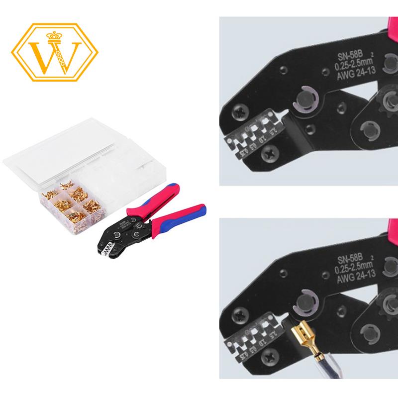 SN-58B Ratchet Crimping Plier Crimper เครื่องมือ