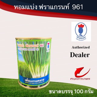 เมล็ดพันธุ์ หอมแบ่งฟราแกรนท์ 961 100g