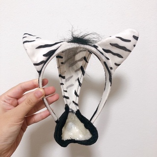 ที่คาดผมลายม้าลาย สินค้าใหม่ งานจากญี่ปุ่น Zebra