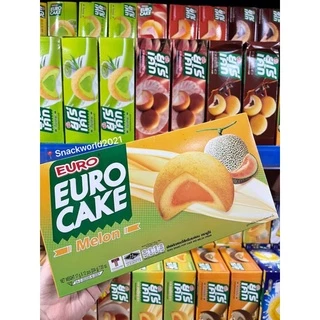 Euro cake 🥠🥠 ยูโร่เค้ก (1 กล่องบรรจุ 12 ชิ้น) มีให้เลือก 8 รสชาติ