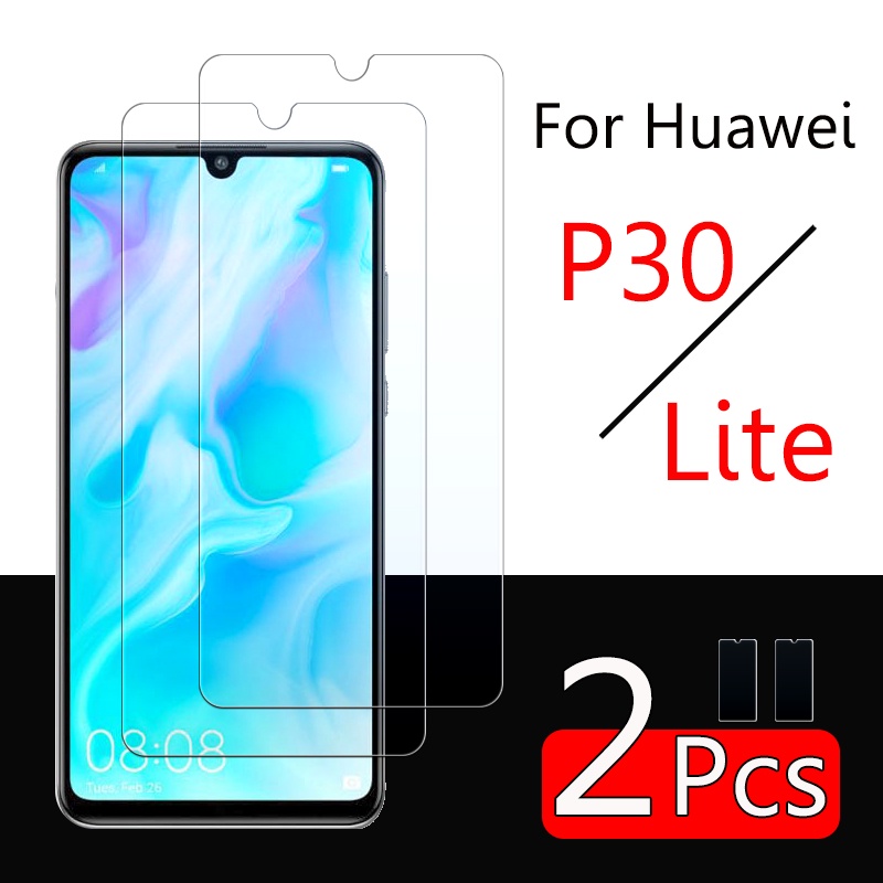 2Pcs p30 lite armor glass for Huawei p30lite screenprotector huavei ...