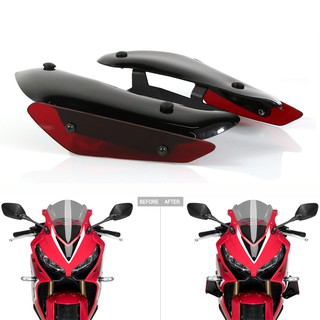 Winglet ปีกด้านข้างสําหรับรถจักรยานยนต์สําหรับ Honda cbr650r