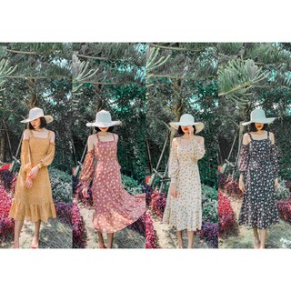 H511 เดรส ผ้าชีฟอง Hi-so fashion