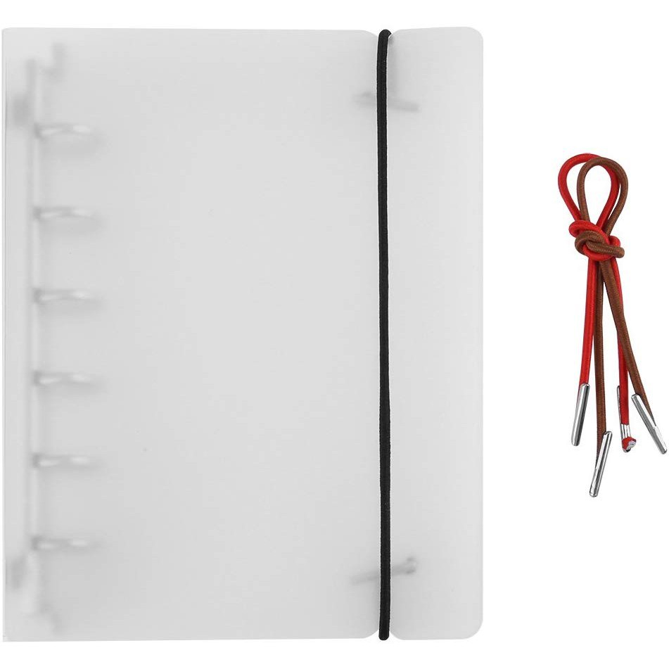 ราคาต่ํา 6 หลุม Binder Shell A4/A5/B5/A6/A7 โปร่งใส Binder การจัดการทางการเงินปกหนังสือใบเสร็จรับเงินสมุดเก็บ Shell Binder Shell (หน้าด้านใน)
