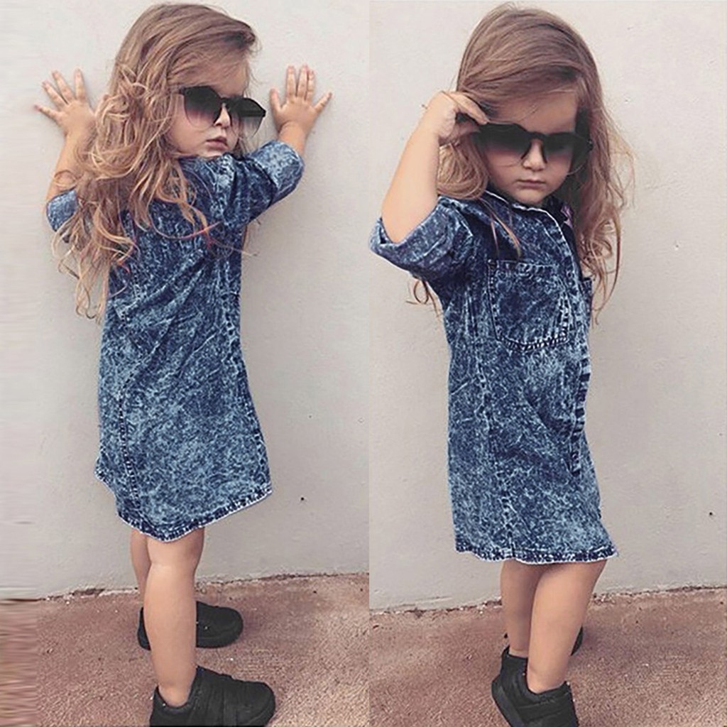 baby girl jean dress