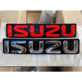 *เเท้ห้าง* โลโก้ ตราหน้ากระจัง ISUZU ALL NEW D-MAX , MU-X ,  โลโก้ กระจังหน้า อีซูซุ ออนิว ดีแม็กซ์ 2012-2019