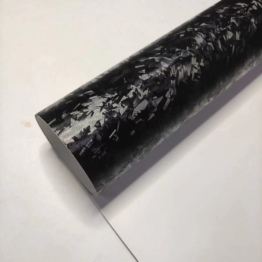 ม้วนไวนิลคาร์บอนไฟเบอร์ สีดํา สีเงิน สําหรับตกแต่งรถยนต์ 1 ชิ้น - รูปที่ 2