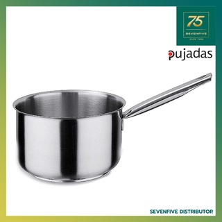 PUJADAS หม้อด้ามสแตนเลส หม้อสแตนเลส หม้อด้าม มีด้ามจับ เครื่องครัวสแตนเลส French Style Saucepan 12-28 CM. PUJ1-200.0