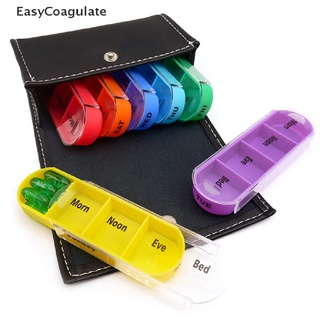 Eas 7 Days Tablet Pill Box Holder Medicine Storage Organizer Container Case Weekly Ate