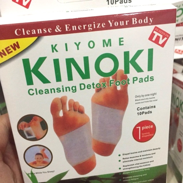 แผ่นแปะเท้าสมุนไพร Kinoki Foot Detox ของแท้ 💯