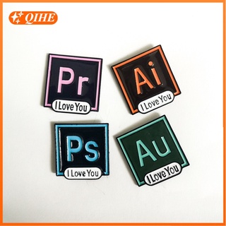 เข็มกลัด I Love You Ps Ai Enamel Pin สําหรับออกแบบศิลปิน