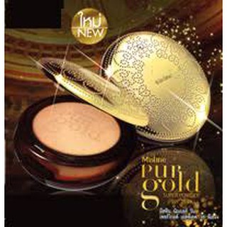 Mistine Number 1 Pur Gold Super Powder SPF 25 PA++ ปริมาณ 10 g. แป้ง มิสทีน เพอร์โกลด์ ผสมทองคำ x 1 ตลับ