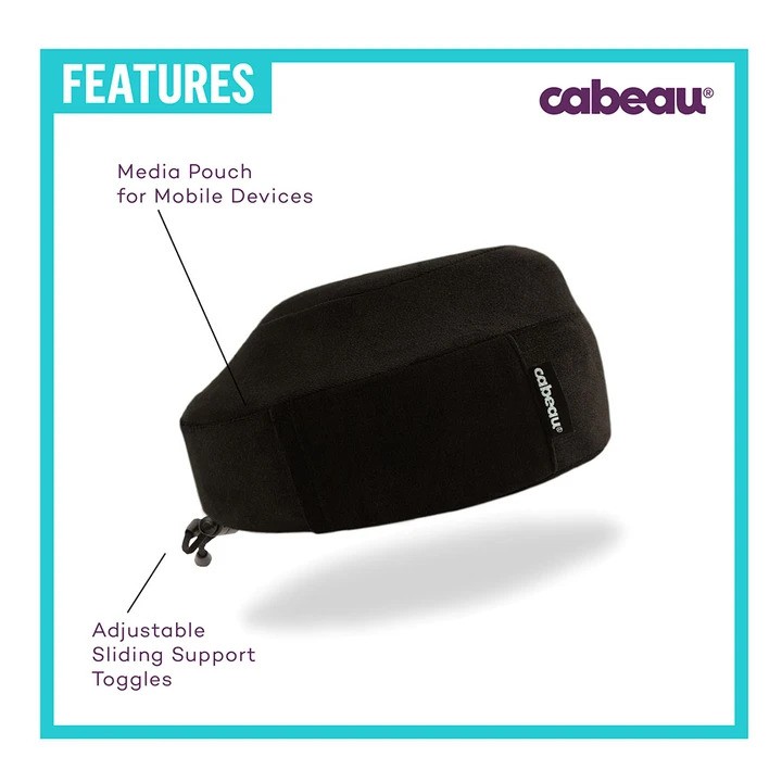 CABEAU Evolution Classic® Neck Pillow & Support หมอนรองคอเมมโมรี่โฟม 100% รุ่น Classic เรียบหรู ช่วยซับพอร์ต