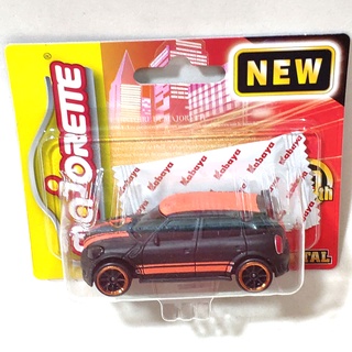 รถเหล็ก Majorette Mini Cooper Black Orange รถมินิคูเปอร์ สีดำส้ม (แพ๊คญี่ปุ่น)