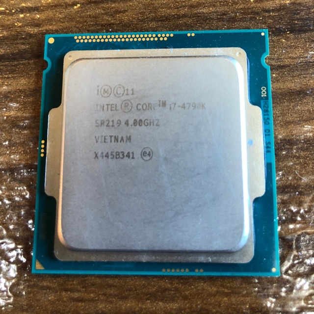 Cpu INTEL I7 4790k 1150 มือสองใช้เอง สภาพดี ประกันหมด