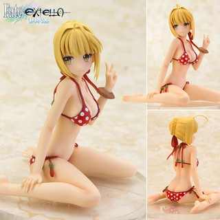 Figure ฟิกเกอร์ Model โมเดล จาก Fate Extella เฟท เอ็กซ์เทลล่า Saber เซเบอร์ Nero Claudius Swimsuit 1/7 ชุดว่ายน้ำ