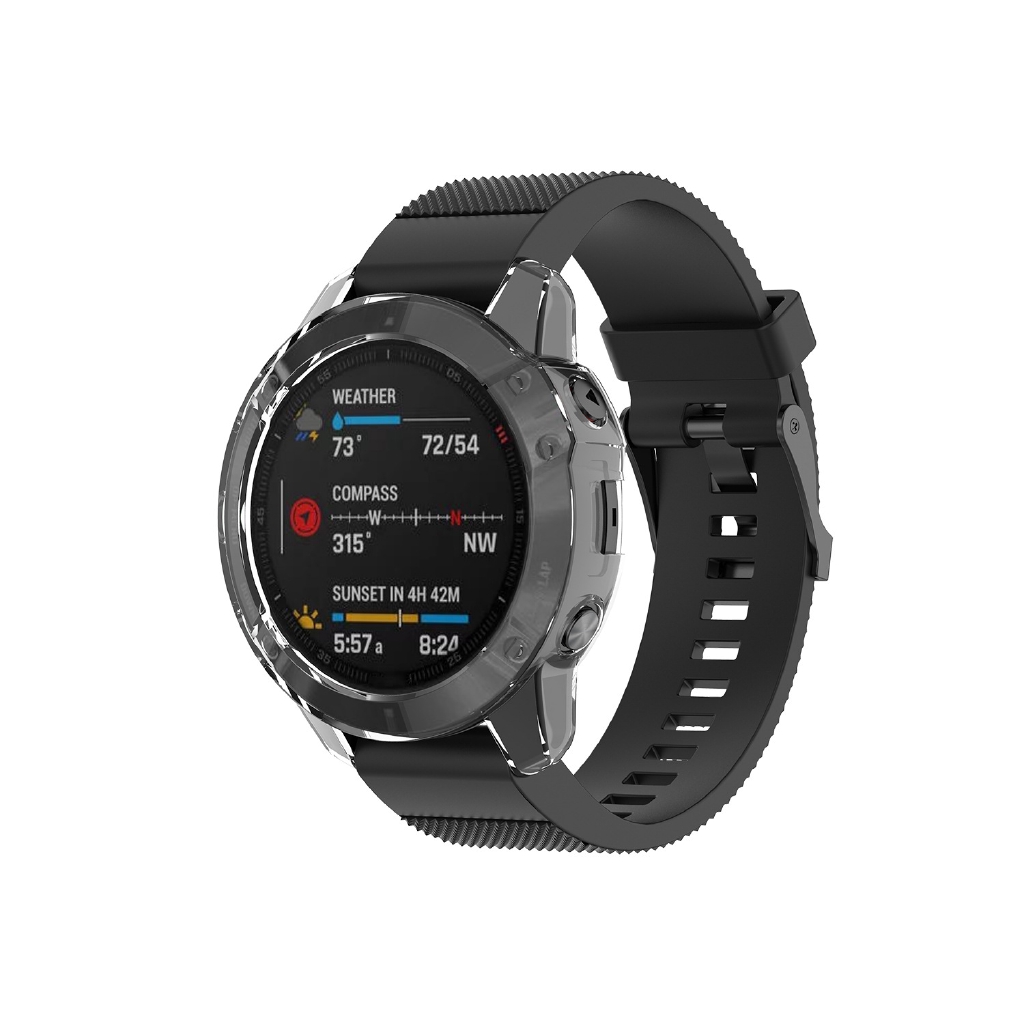 เคส TPU แบบใส ป้องกันหน้าปัด สําหรับ Garmin Fenix 6 / 6S / 6X Pro