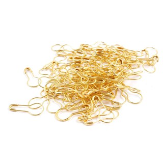 100pcs Home Pear Shape Gourd Bulb Safety Pins Calabash Lot Gold