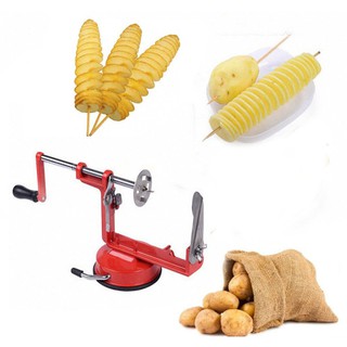 MOMMA เครื่อง สไลด์ บิด เกลียว มันฝรั่ง รุ่น Spiral Potato Slicer