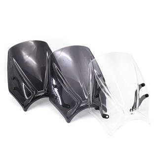 Motorcycle Windshield Windscreen Airflow Wind Deflectors for Trident 660 2021 2022(Black)