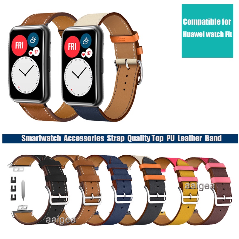 สายหนังสำหรับ Huawei Watch fit – โปรปัง