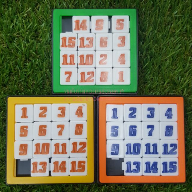เกมส์เลื่อนตัวเลข เกมส์ตัวเลข เกมเรียงเลข เกมเรียงตัวเลข 1อันคละสี