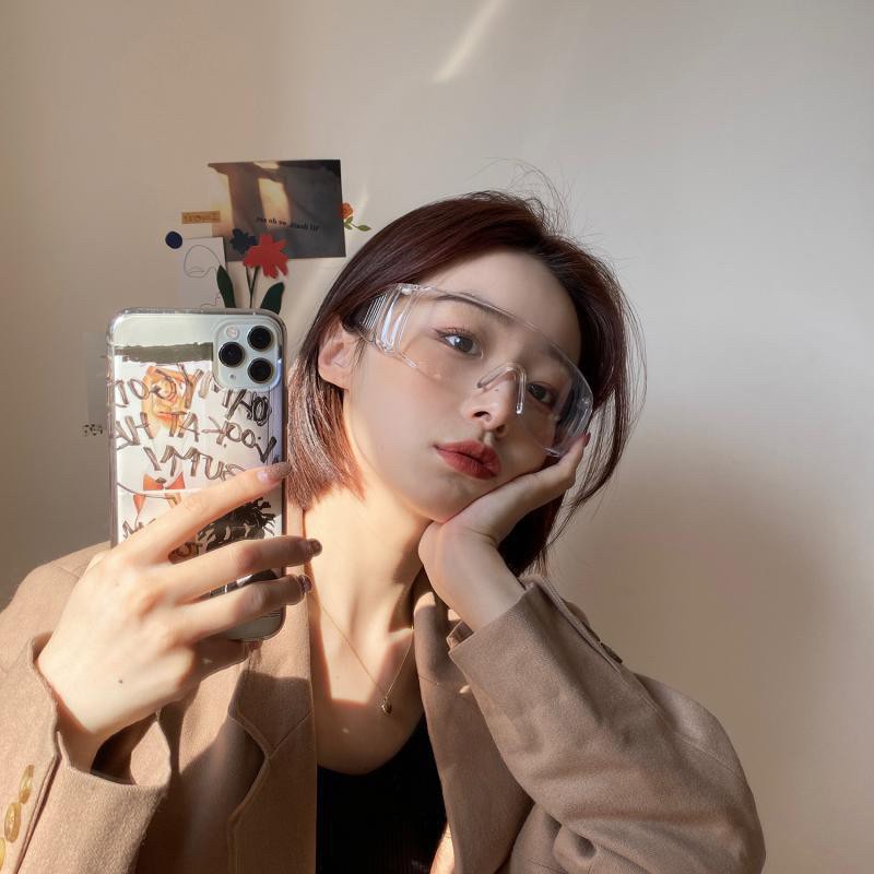 แว่นตา ป้องกันน้ำ กันฝุ่น นิรภัย แปลกปลอมกระเด็นเข้าตา #E-0039