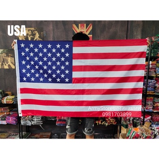 &lt;ส่งฟรี!!&gt; ธงชาติ USA สหรัฐ อเมริกา United States 4 Size พร้อมส่งร้านคนไทย