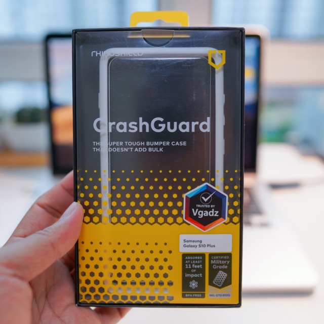 RhinoShield CrashGuard for Samsung Galaxy S10 Plus - White | Shopee Thailand