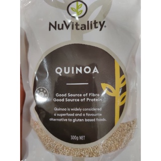 NuVitality QUINOA 300g 100g เมล็ดควินัว