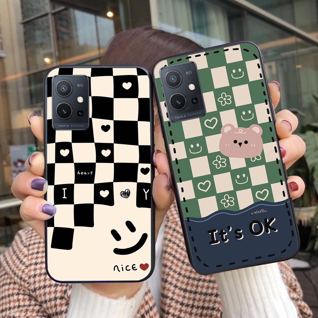 เคส Vivo Y55 5G - Vivo Y55 2022 SMILE หน้ายิ้มสวยมาก