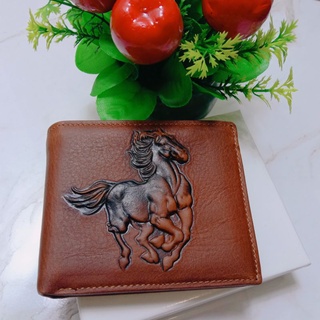 กระเป๋าสตางค์หนังแท้ 100%กระเป๋าสตางค์