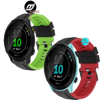 สาย Garmin Forerunner 55 สายนาฬิกาข้อมือซิลิโคน แบบเปลี่ยน Garmin Approach S12 อุปกรณ์สวมใส่ สมาร์ทวอทช์