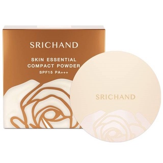 Srichand Skin Essential Compact Powder SPF15 PA+++ 9g ศรีจันทร์ สกิน เอสเซ็นเชียล คอมแพค พาวเดอร์ แป้ง (1 ชิ้น)