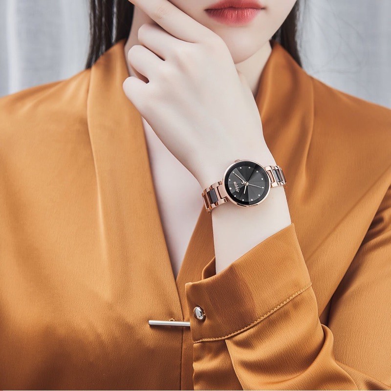 JULIUS แบรนด์แท้!! รุ่น JA-1209 สายเลสเซรามิค สวยหรู