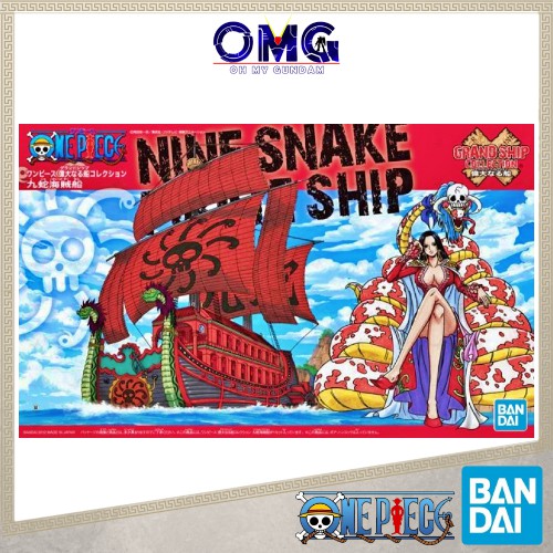 Bandai One Piece Grand Ship Collection Kuja เรือโจรสลัดเก้างู 55618 One piece Kuja Pirates Ship 9 Sn